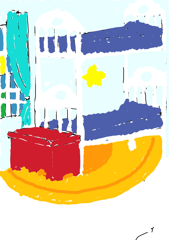 Aquel Día Había Mucho Movimiento Por La Casa, Levantaron - Illustration (561x794)