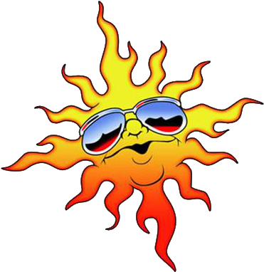 Jueves, 11 De Julio De - Tatoo Of Sun Design (380x388)