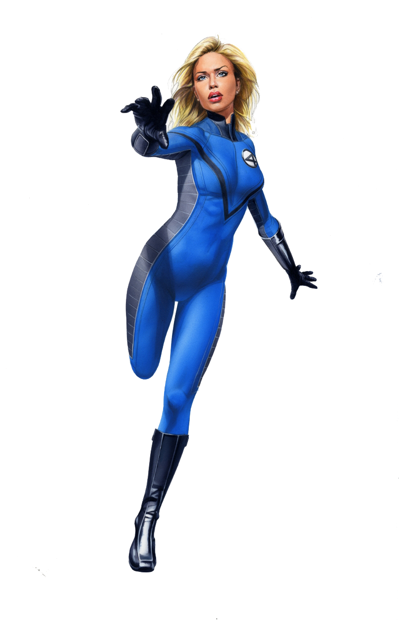 Supergirl Invisible Woman Fantastic Four - Superhero Invisible Woman (814x1250)