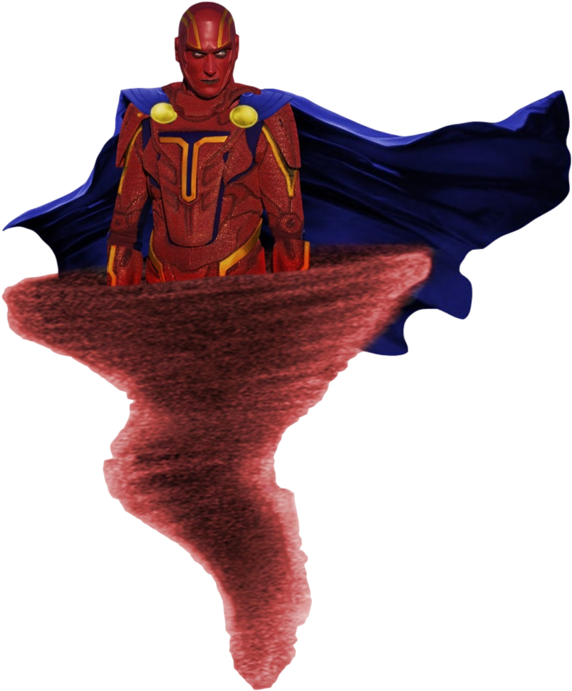 Supergirl's Red Tornado By Camo-flauge - Red Tornado Live Action (1024x1062)