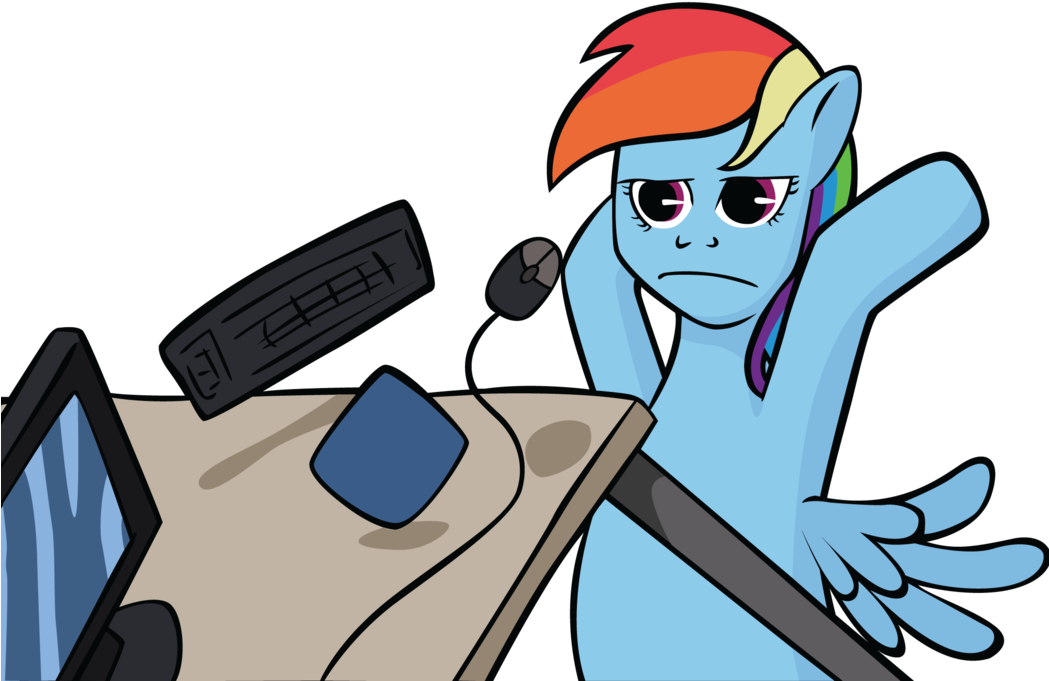 Rainbow Dash Rarity Pony Derpy Hooves Fluttershy Fictional - Table Flip My Little Pony (1048x762)