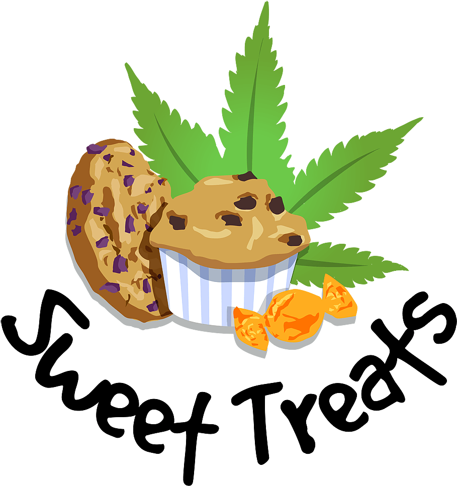 Sweet Treats Logo Infused Cannabis Edibles Glo - Marijuana Leaf Pillow Case (1000x972)