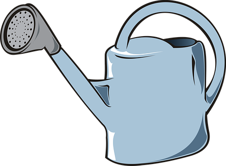 Watering Can, Garden, Gardener, Drawing - Watering Can (464x340)