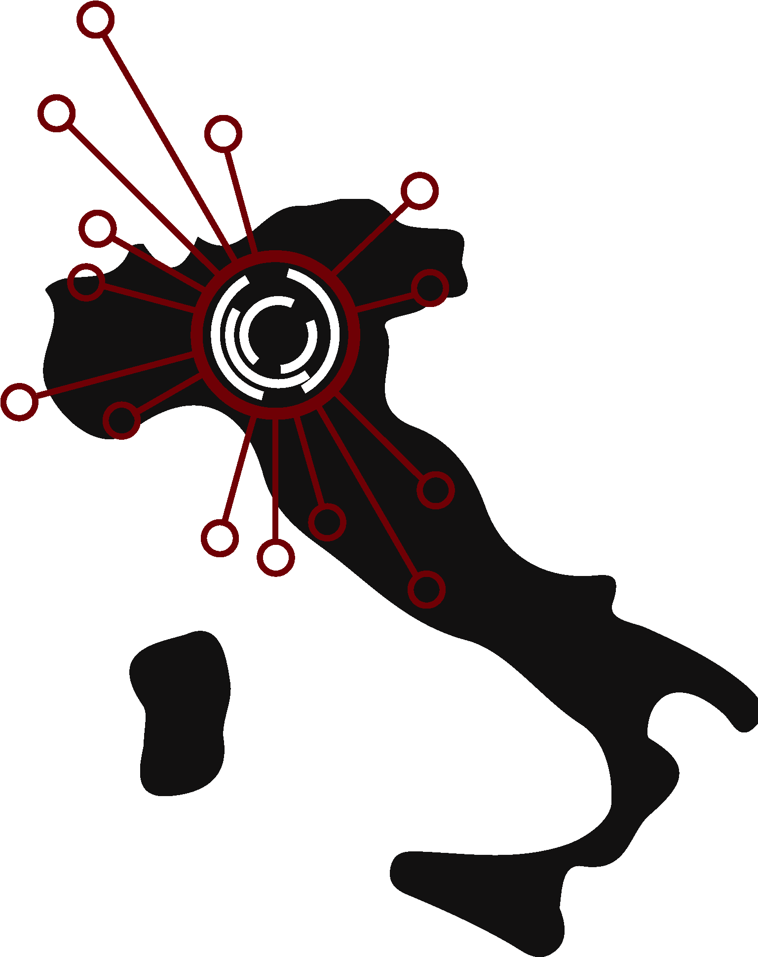 Welcome In Italy - Map Of Italy With Cities (1544x1938)