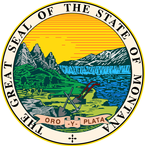 Montana State Seal - Great Seal Of Montana (500x503)