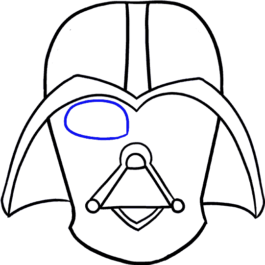 How To Draw Dart Vader - Darth Vader How To Draw (678x600)