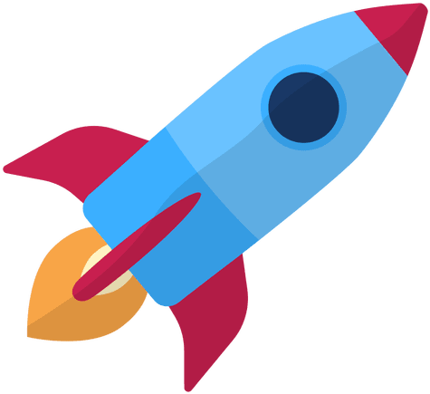 Rocket, Missile, Lift-off, - Cartoon Spaceship Rocket Png (512x512)
