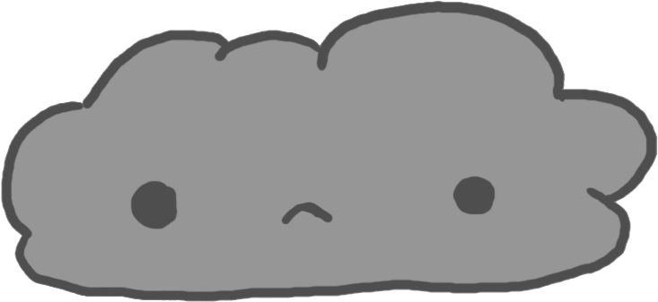 Storm Cloud By Glitergloom On Clipart Library - Cartoon Storm Cloud Gif (1000x500)