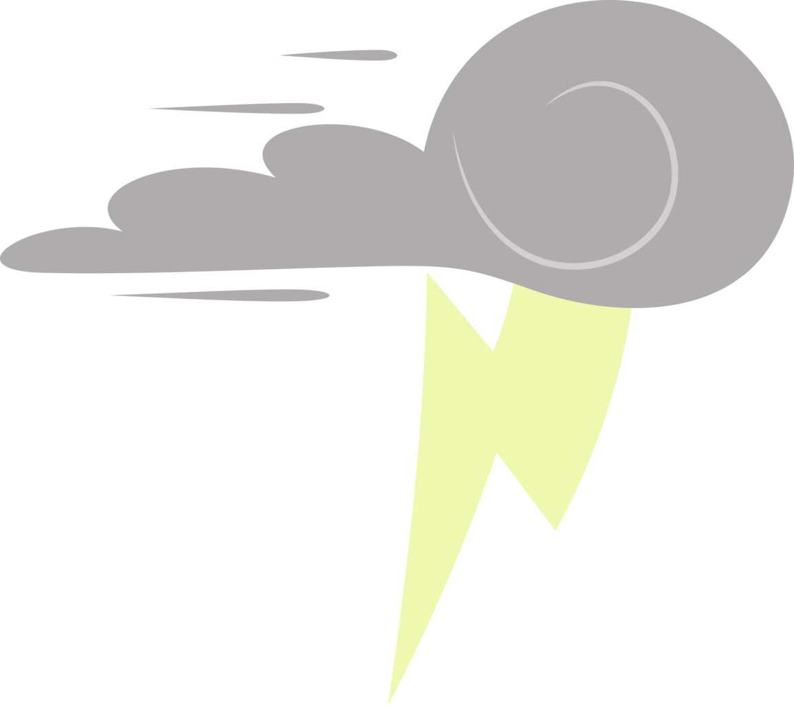 Hawk9mm, Cloud, Cutie Mark, G4, Lightning, Safe, Simple - Mlp Thunderlane Cm (1154x1024)