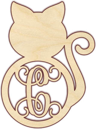 Cat - Monogram (433x433)