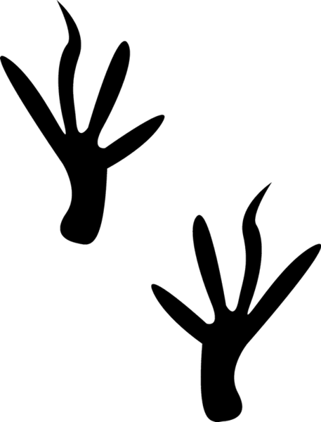 Mouse Tracks Rubber Stamp - Postage Stamp (457x600)