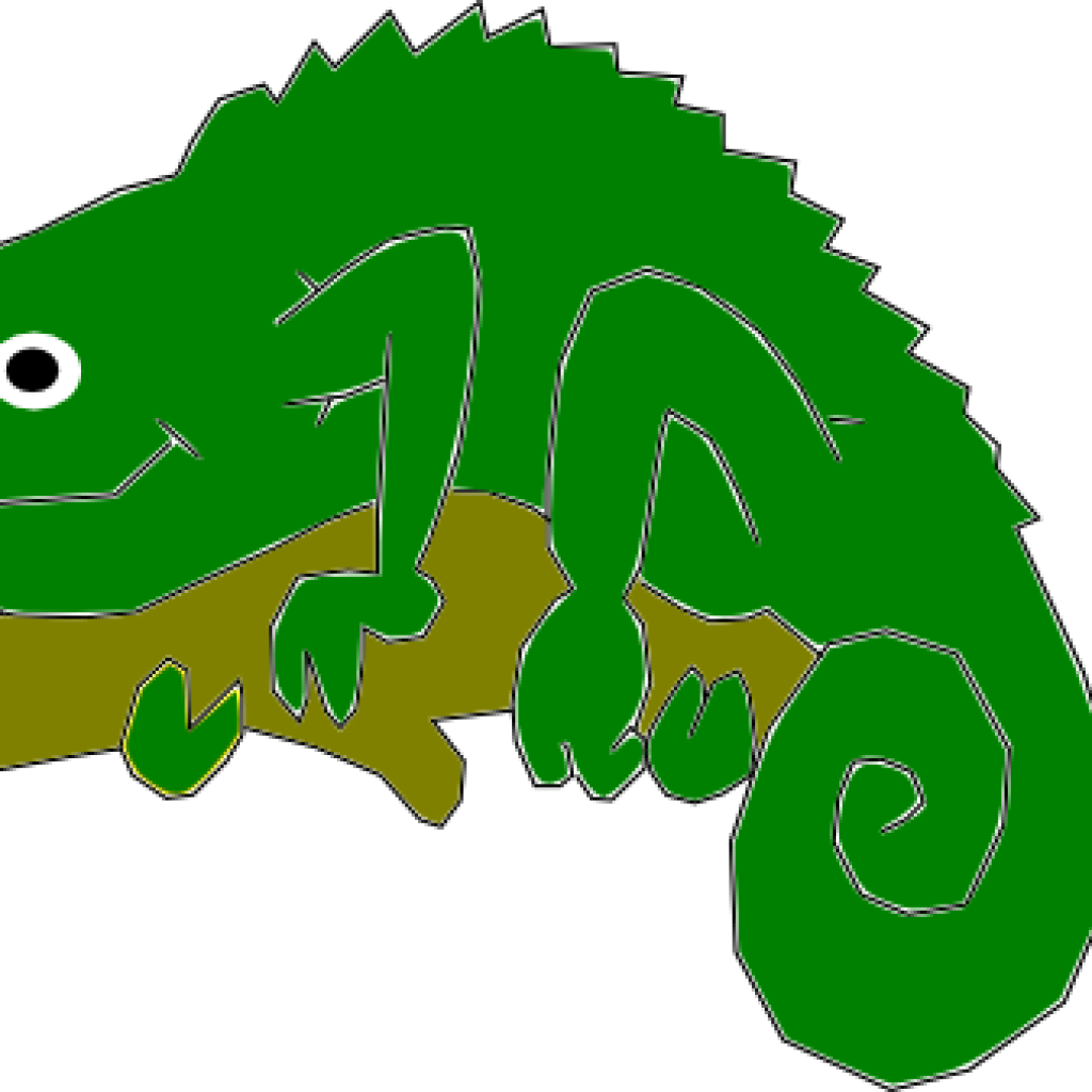 Chameleon Clipart Chameleon Clip Art At Clker Vector - Chameleons (1024x1024)
