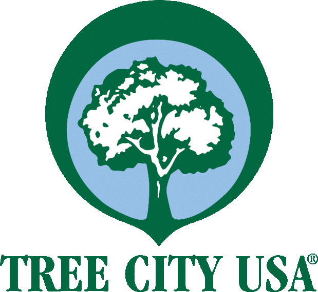 Arbor Day Foundation Names Hickory Tree City Usa - Tree City Usa Logo (619x570)