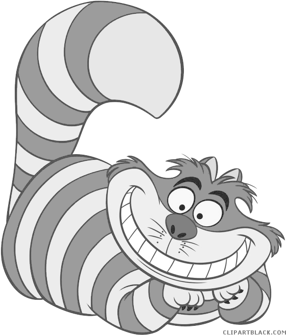 Cheshire Cat Clipart - Alice In Wonderland Eos (589x672)