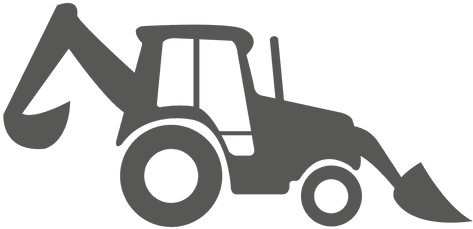 Front And Backhoe Loader Icon - Loader Png (512x512)