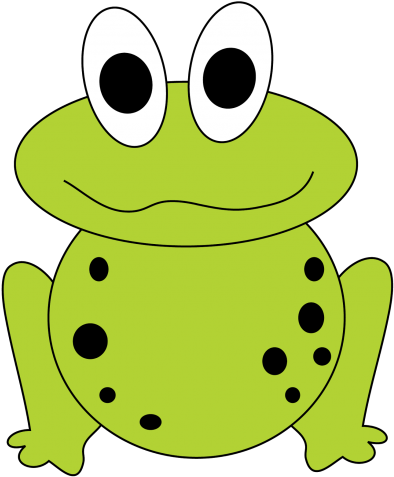 Cute Hopping Frog Clipart Free Clipart Images Clipartix - Clipart Frog (400x489)