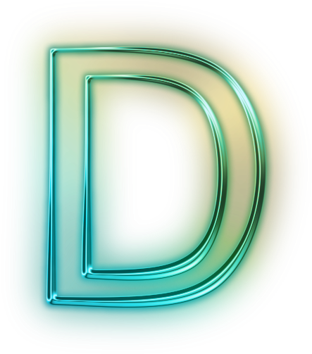 Letter D Png - Neon Letter D Png - (512x512) Png Clipart Download
