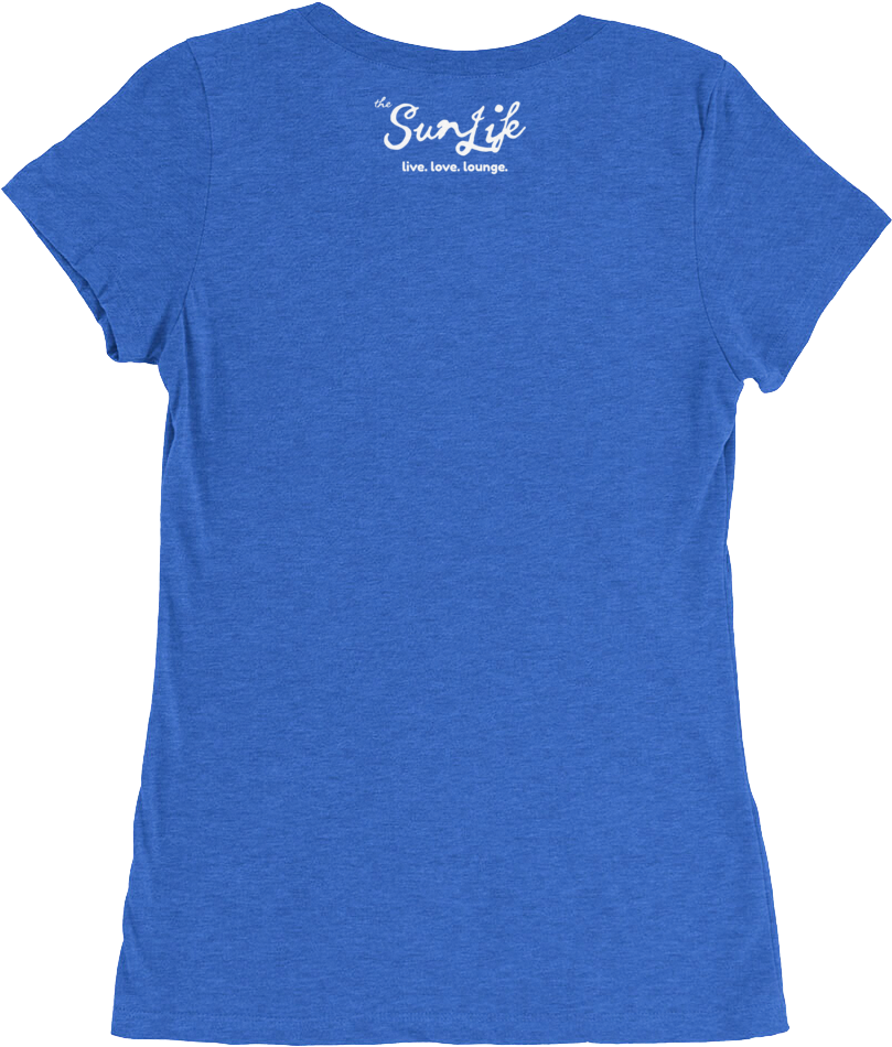 'vitamin D Lover' Ladies T-shirt ~ Royal Blue - Blue Color T Shirt (1000x1000)