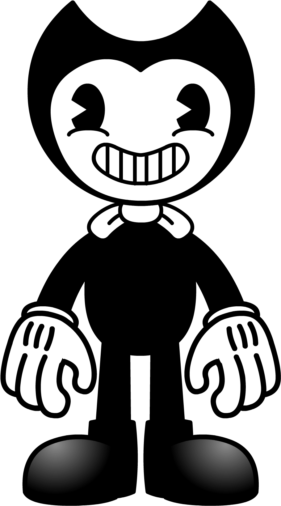 Bendy And The Ink Machine Video Game Build Our Machine - Bendy And The Ink Machine Bendy Full Body (956x1637)