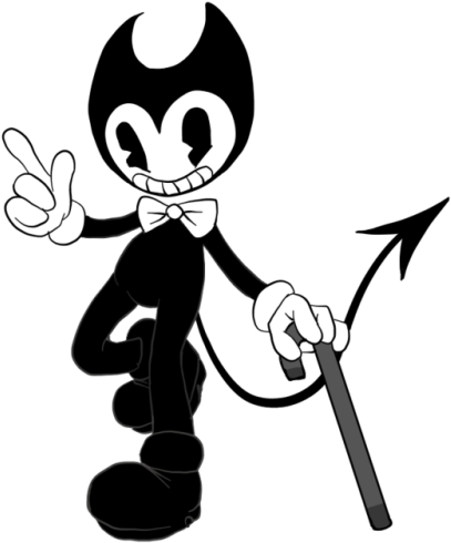 Bendy And The Ink Machine Coloring Sheet Animated In - Bendy And The Ink Machine Gif Bendy (500x500)