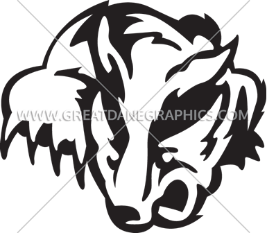 Clawing Badger - Vinyl Cutter (385x336)