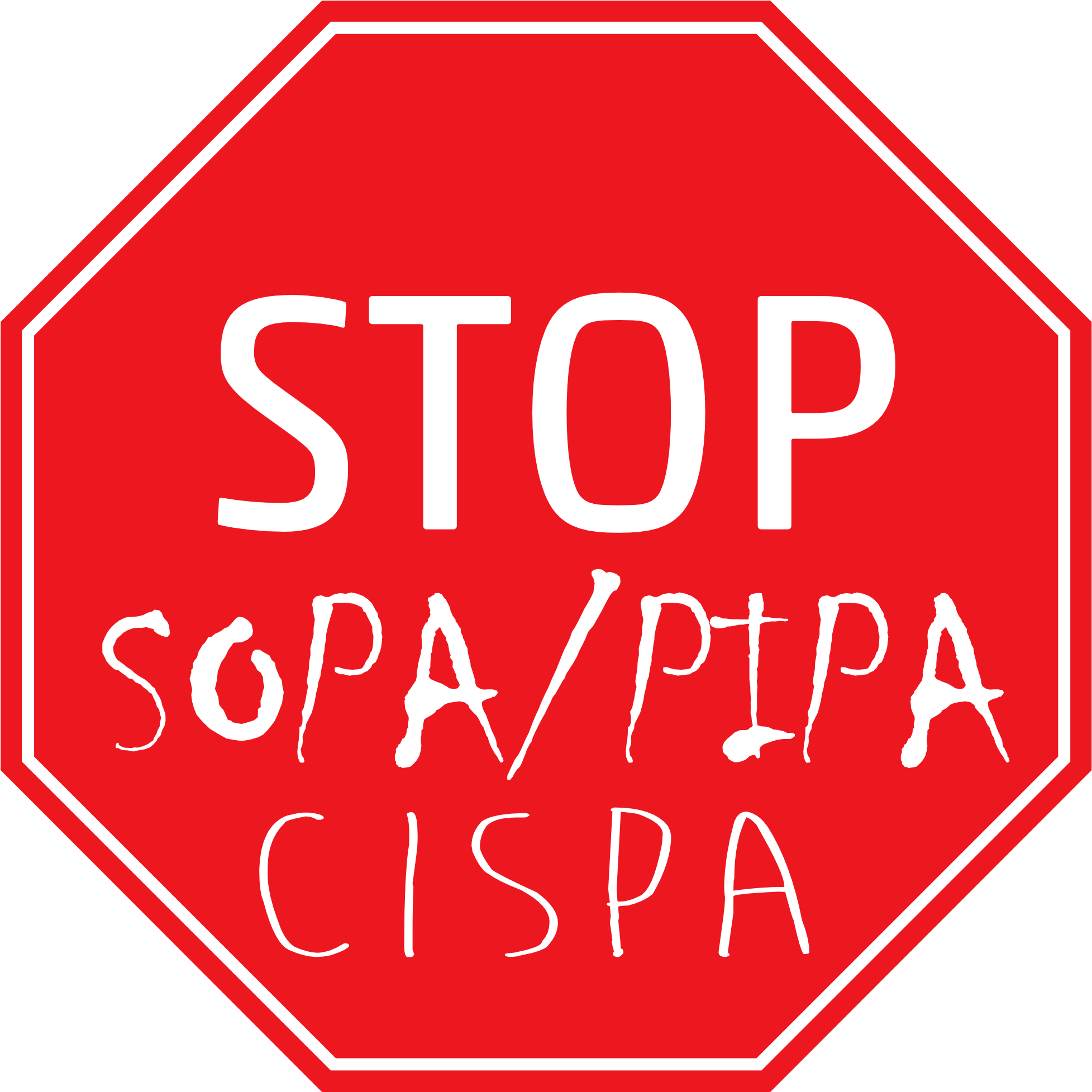 Stop Sopa Pipa Cispa 1969px 134 - Stop Wash Your Hands (2381x2383)