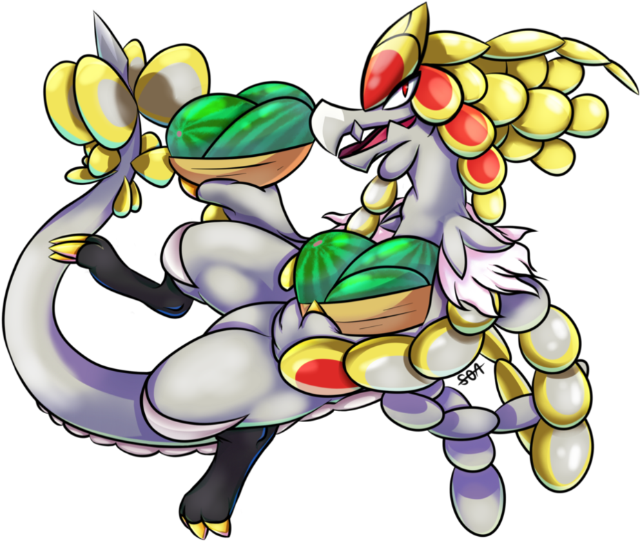 Kommo-o By Sushioveraura - Dragon (1020x783)