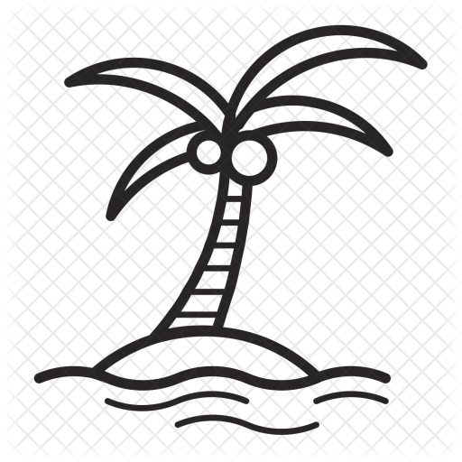 Palm, Tree, Coconut, Island, Ocean, Travel, Transport - Palm Trees (512x512)