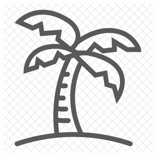 Palm Tree Icon - Tourism (512x512)