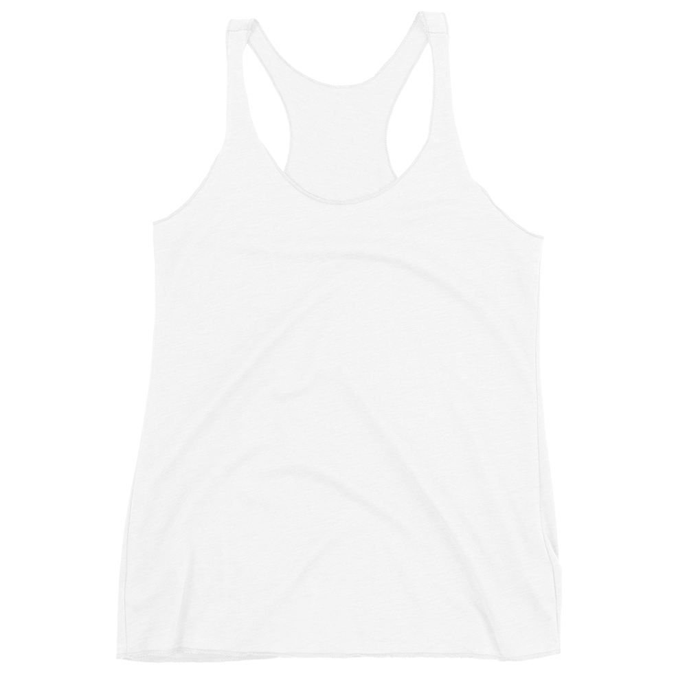 Next Level 6733 Ladies' Triblend Racerback Tank - Clark And Addison - Wrigley Field - Chicago Cubs - (1000x1000)