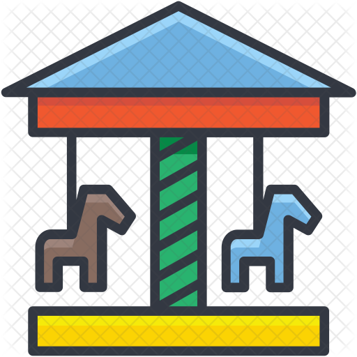 Merry Go Round Icon - Carousel (512x512)