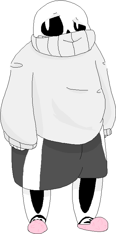 No Jacket Sans By Bloom N Chips - Cartoon (419x785)