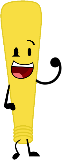 Baseball Bat Pose - Bfdi Baseball Bat (268x576)