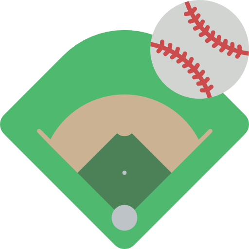 Baseball Field Free Icon - Stadium Baseball Png Icon (512x512)
