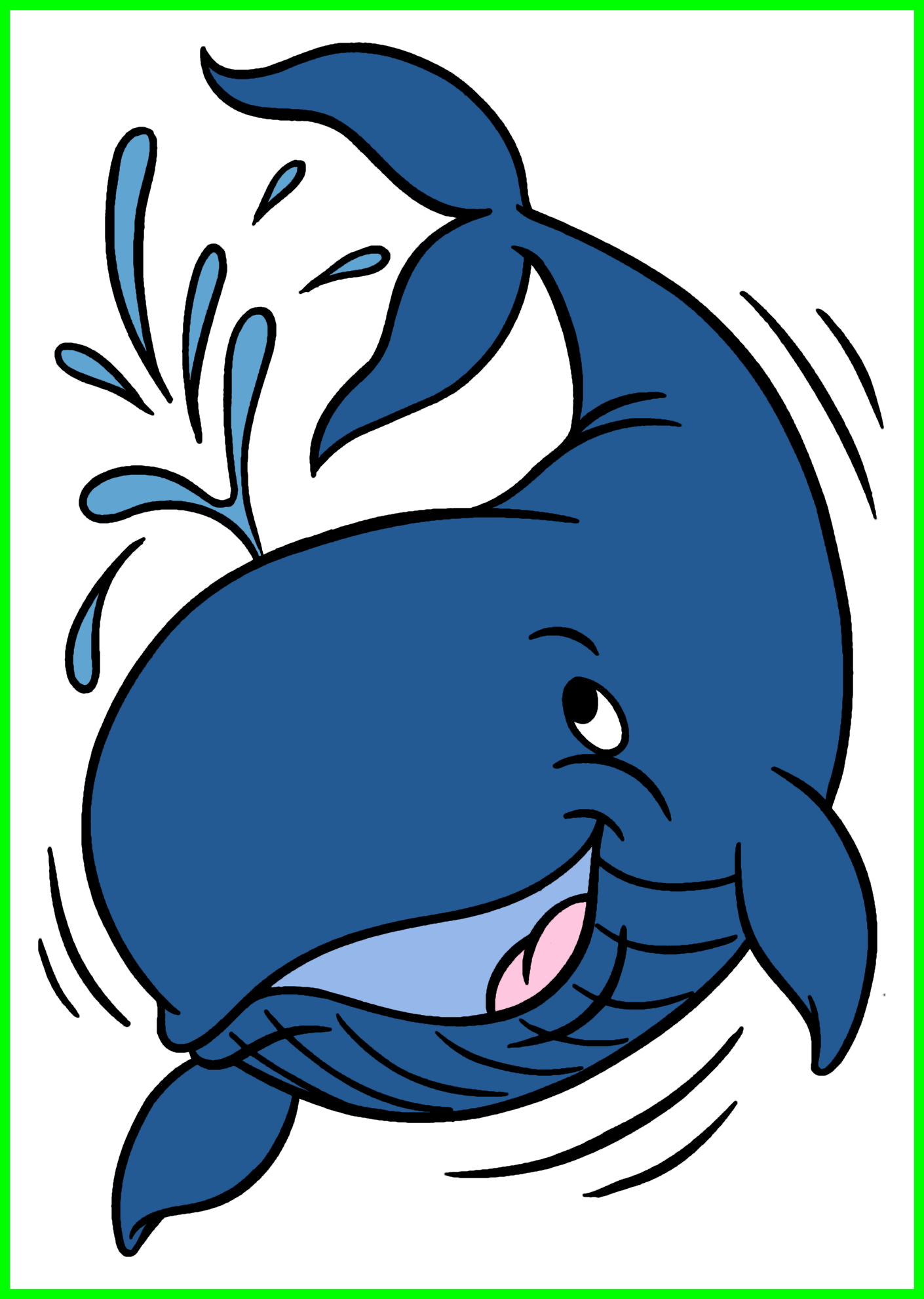 Fish Png Fish Clipart Png Fascinating Whale Clipart - Wale Clipart (1410x1980)