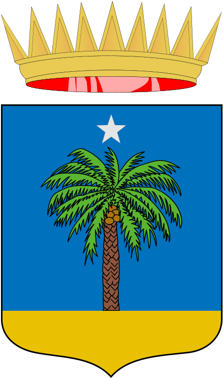 Coat Of Arms Of Italian Tripolitania - Italian Libya Flag (440x749)