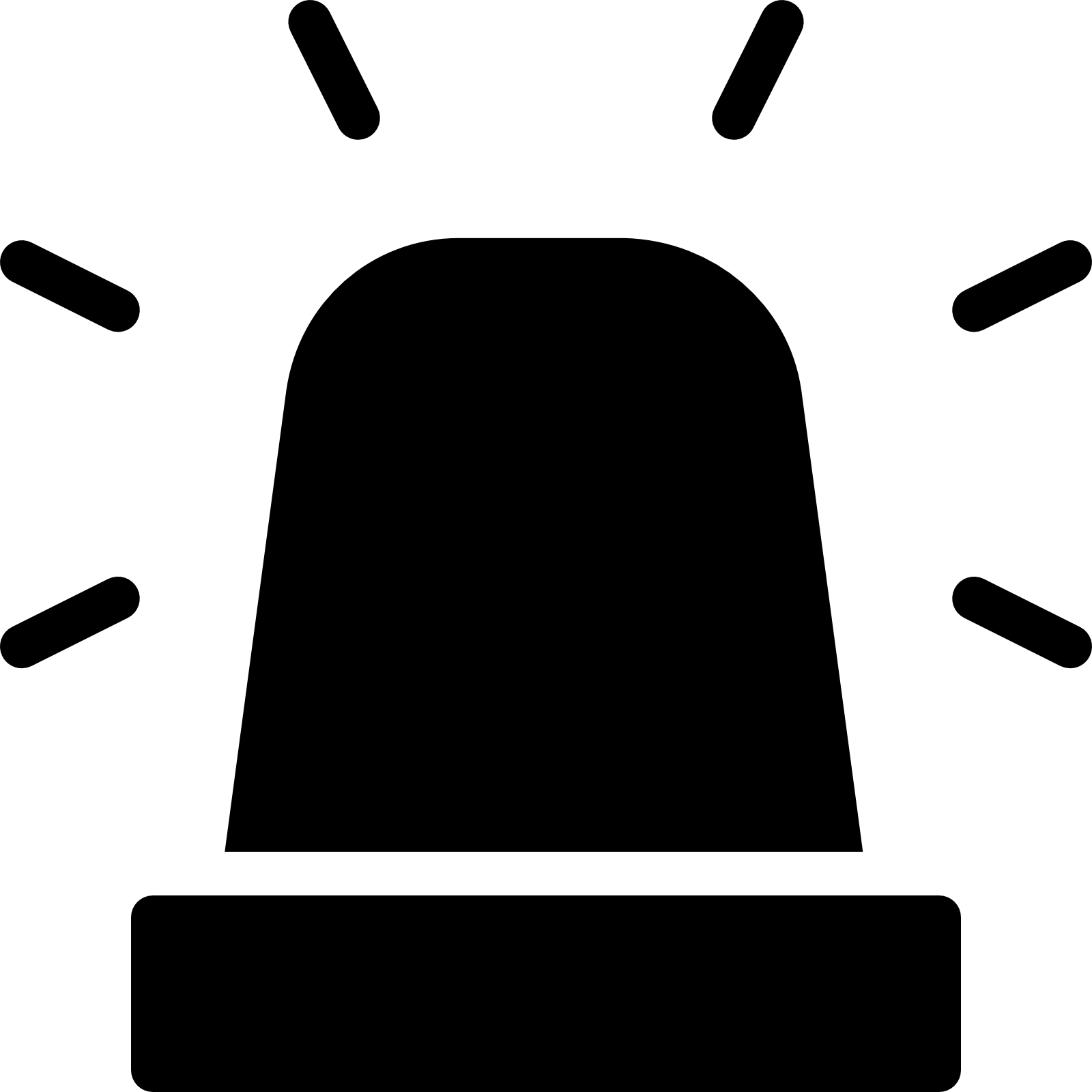 Siren Computer Icons Clip Art - Police Light Clipart Icon (1600x1600)