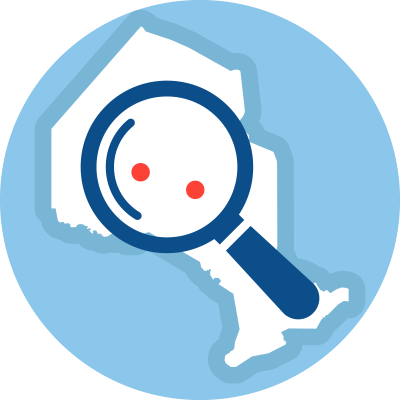 Long Term Prospect With The Ability To Further Grow - Magnifying Glass Clip Art Red (400x400)