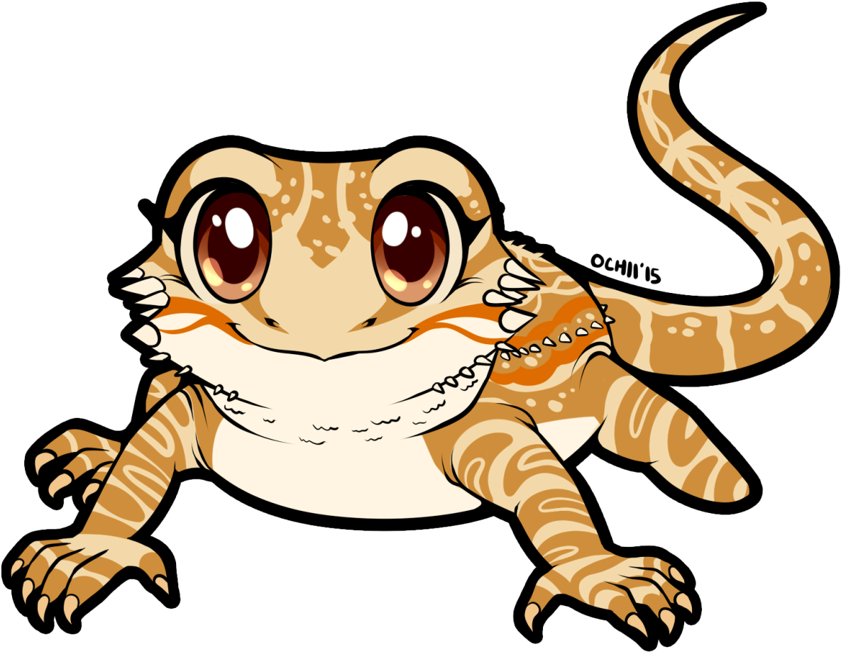 Go To Link - Cartoon Bearded Dragons (1280x947)