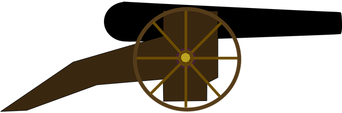 Cannon, Battle, Gun, War, Weapon - Canon De Guerre Png (960x480)