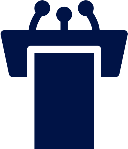 Find Judicial Branch Speakers Bureau Materials For - Rostrum With Microphone (512x512)