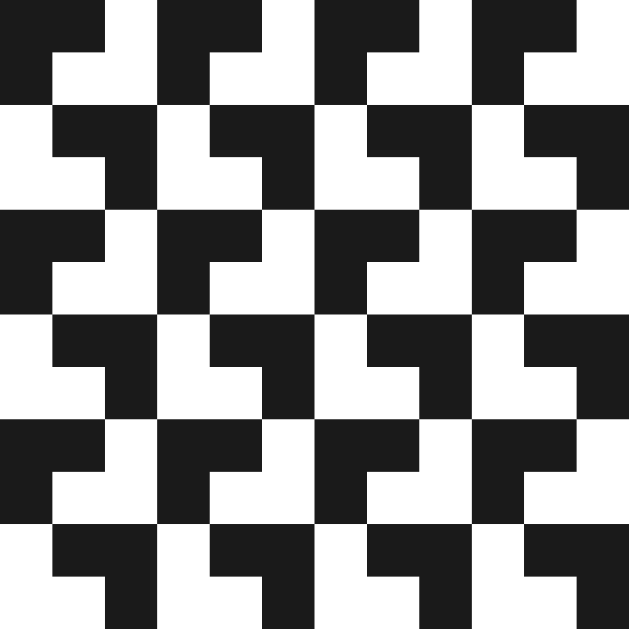 Tromino Tessellation Clip Art - Tessellations Black And White (900x900)