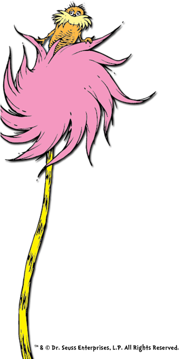 The Amazing World Of Dr - Truffula Tree Clear Background (483x918)