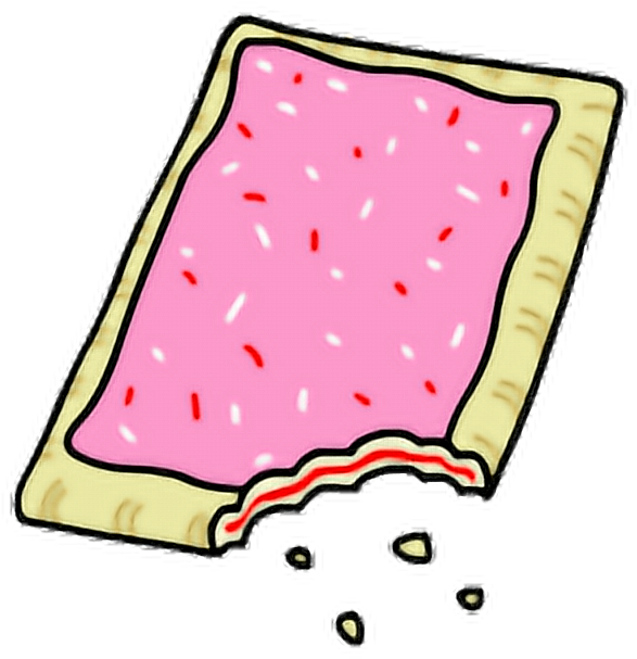 Poptart Cute Strawberry - Pop Tart Clipart (600x668)
