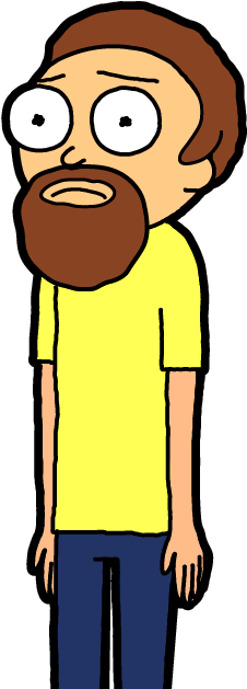 Mustache Morty - Pocket Mortys Morty (300x650)
