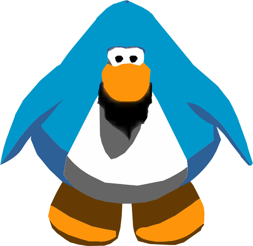 Shadow Beard Sprites - Club Penguin Old Blue (872x800)