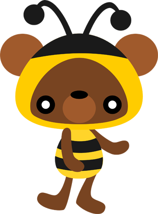 Bee Bear $1 - Scalable Vector Graphics (314x425)