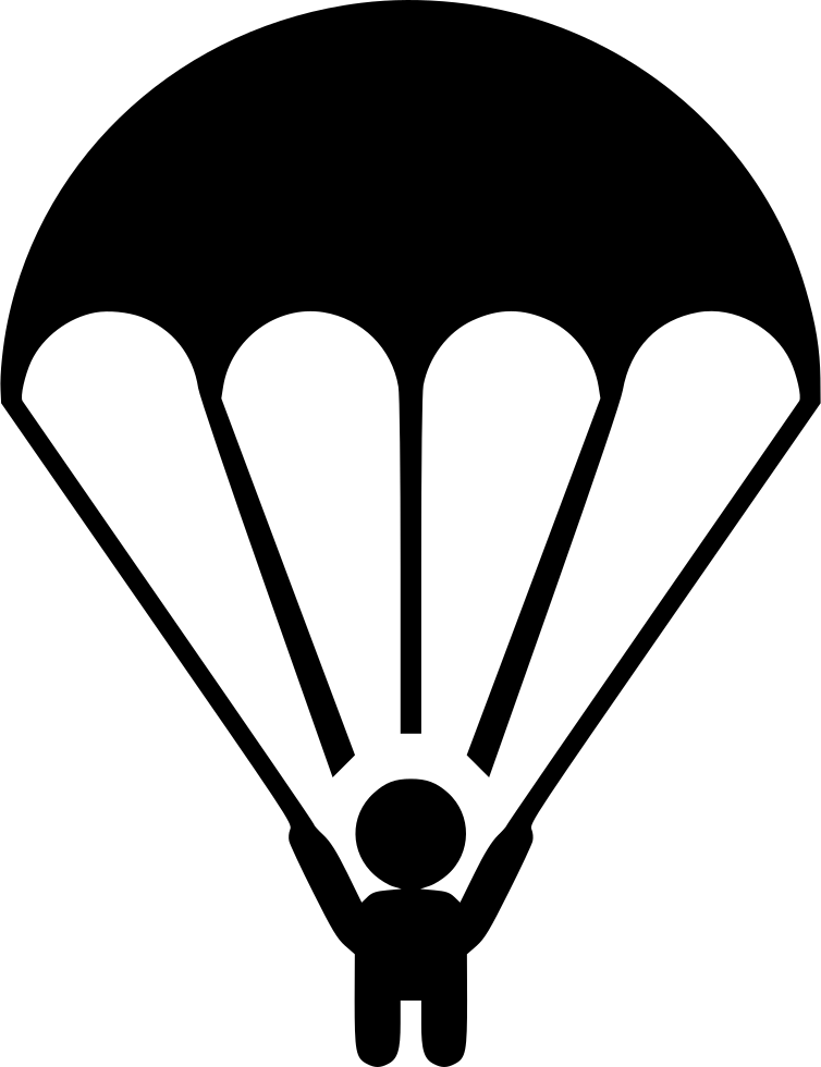 Parachute Clipart Svg - Parachute Svg (754x980)