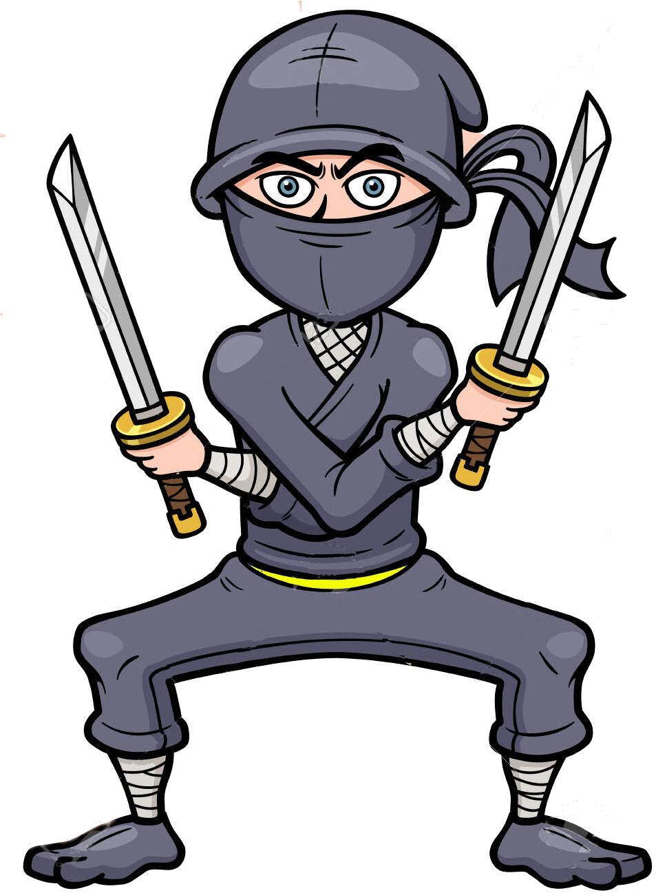 Ninja Elf - Vector Graphics (975x1300)