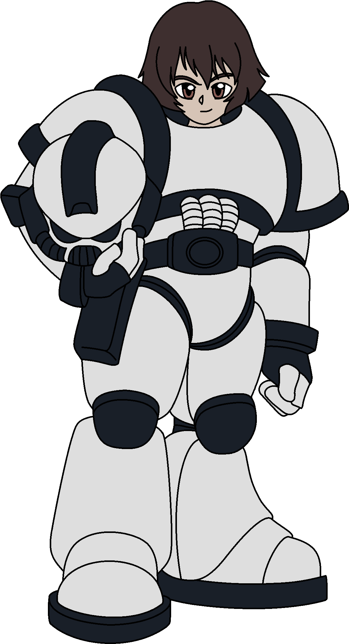 Space Marine Elenore By Martanime - Space Marines (2000x2500)